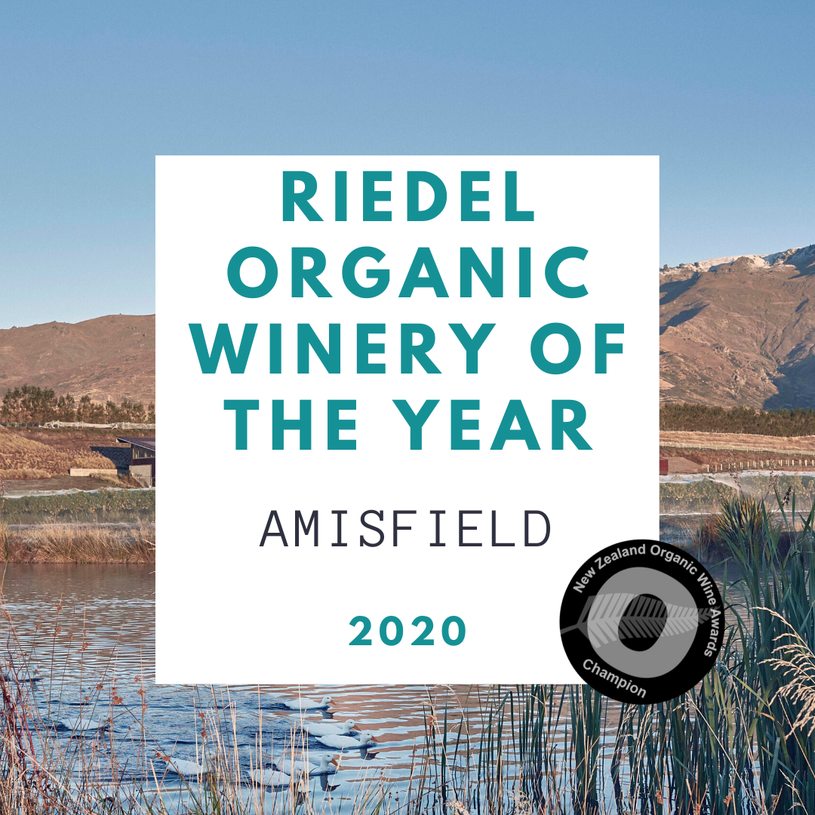 Amisfield at the NZ Organic Wine Awards 2020 section